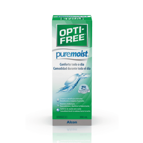 liquido limpiador de lentillas