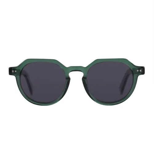 Gafas de sol ovaladas en color verde par mujer
