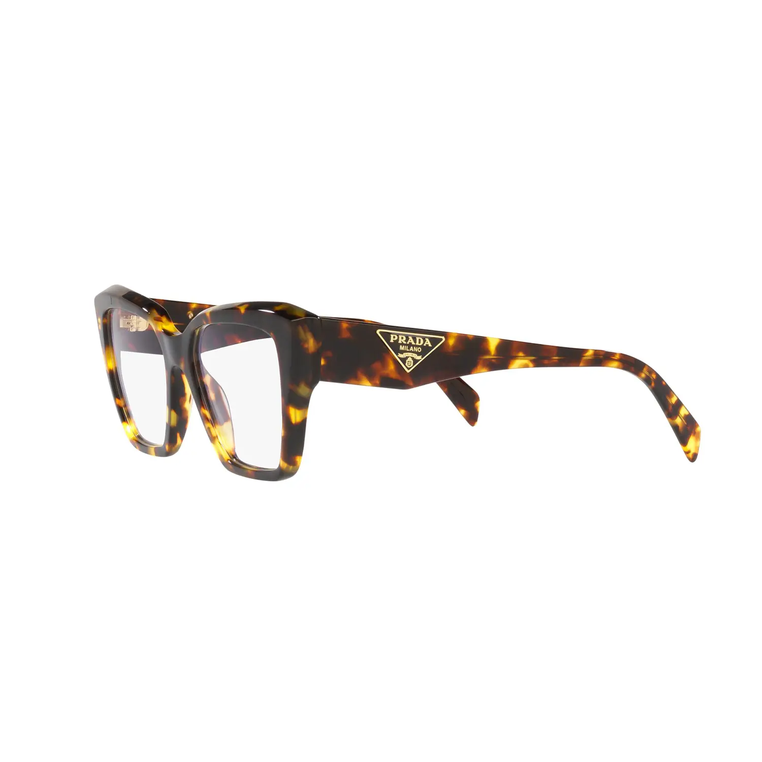 Gafas graduadas Prada PR09ZV VAU1O1 con montura cuadrada en color havana