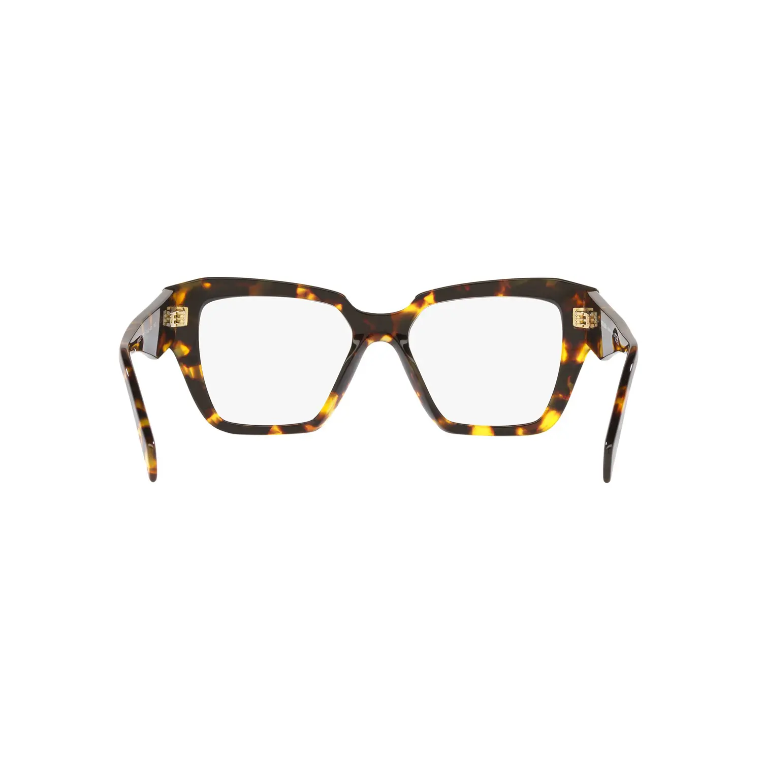 Gafas graduadas Prada PR09ZV VAU1O1 con montura cuadrada en color havana