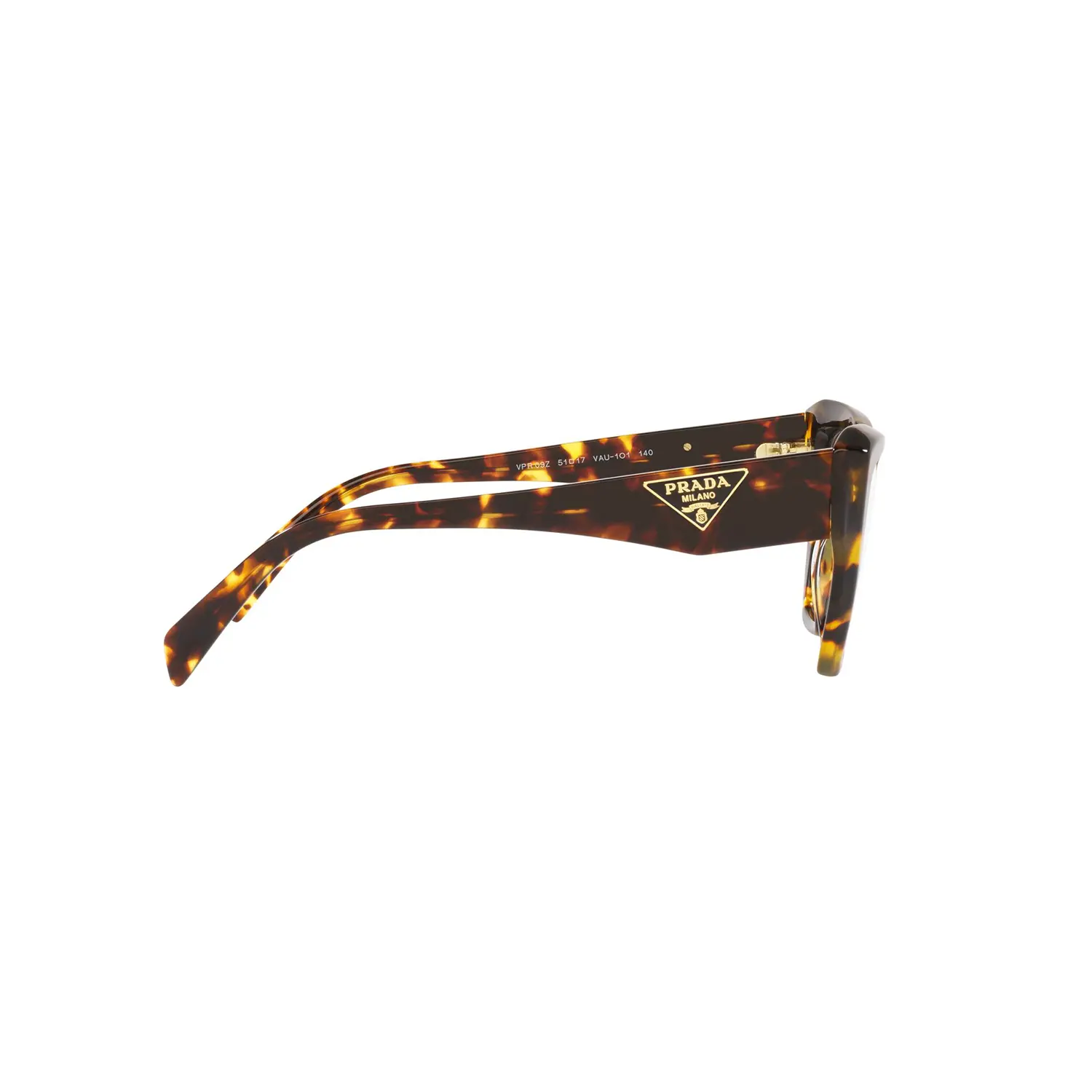 Gafas graduadas Prada PR09ZV VAU1O1 con montura cuadrada en color havana