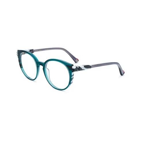 Gafas graduadas ETNIA WALES GRZE con forma redondas en color verde.