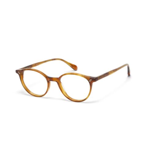 Gafas graduadas Gigi Studios BROOKS 64900 5 con montura redondas en color havana. Tamaño 49-19-145 mm.